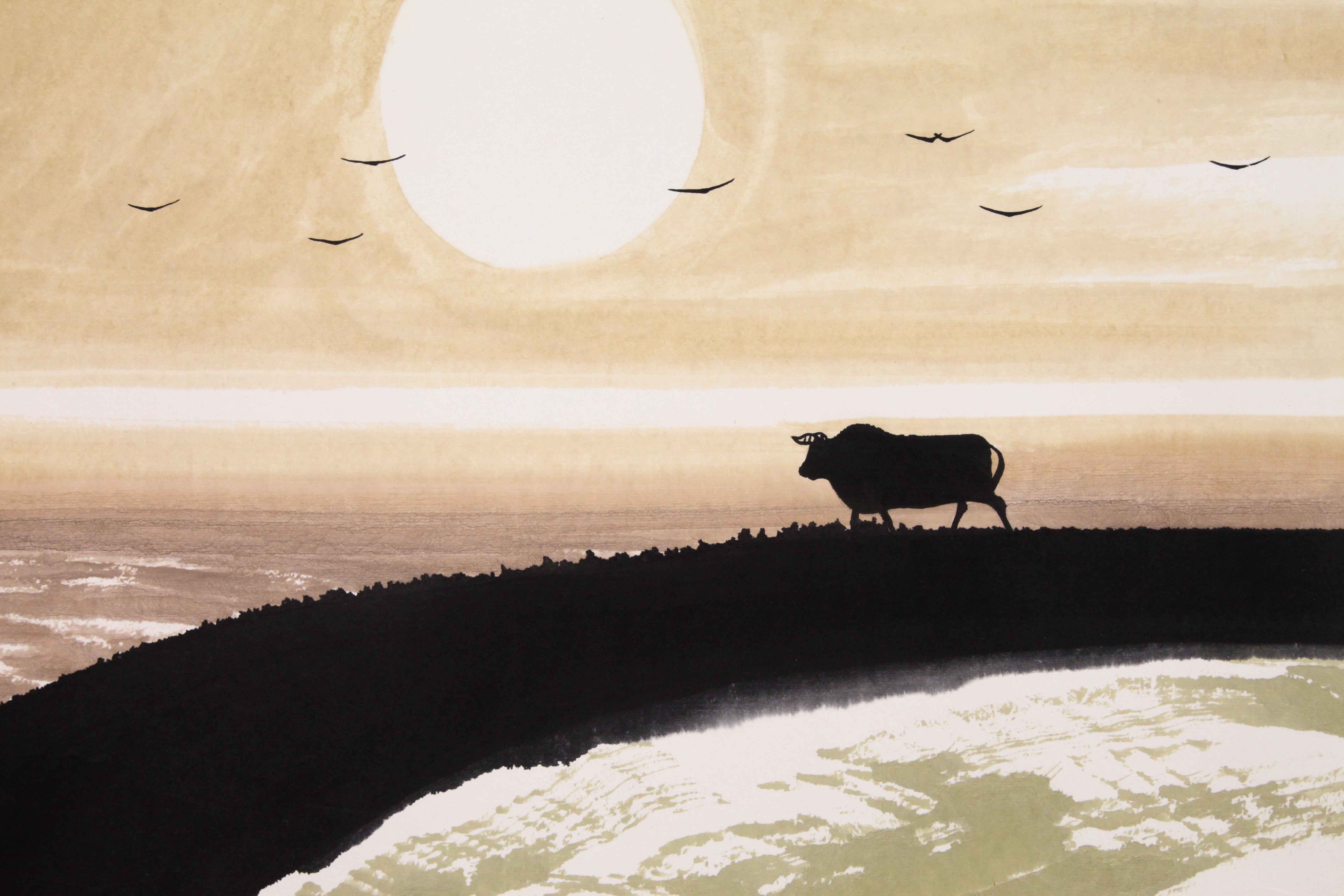 白庚延《黄河水黄土地》