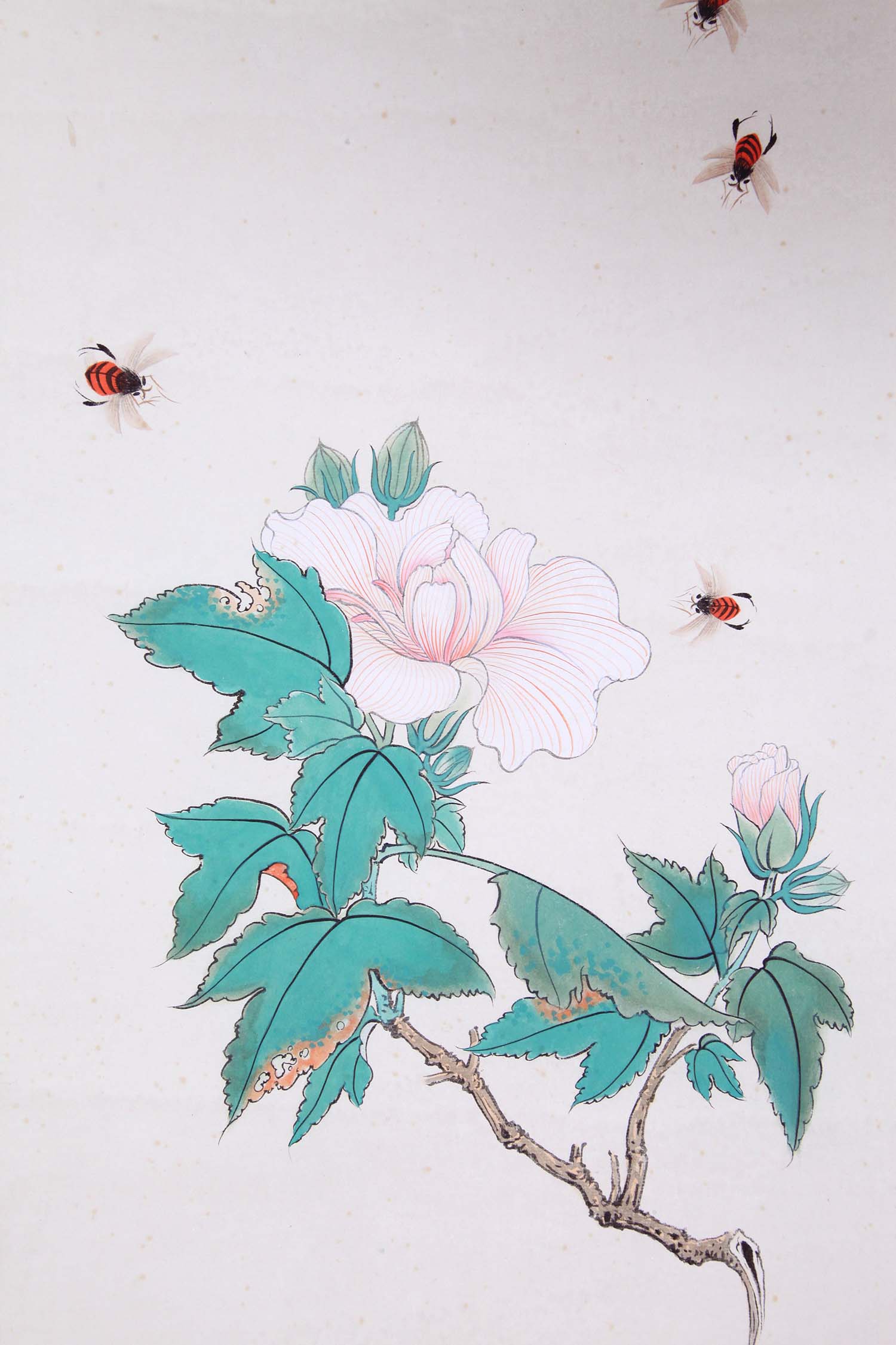 陈佩秋 《芙蓉花》