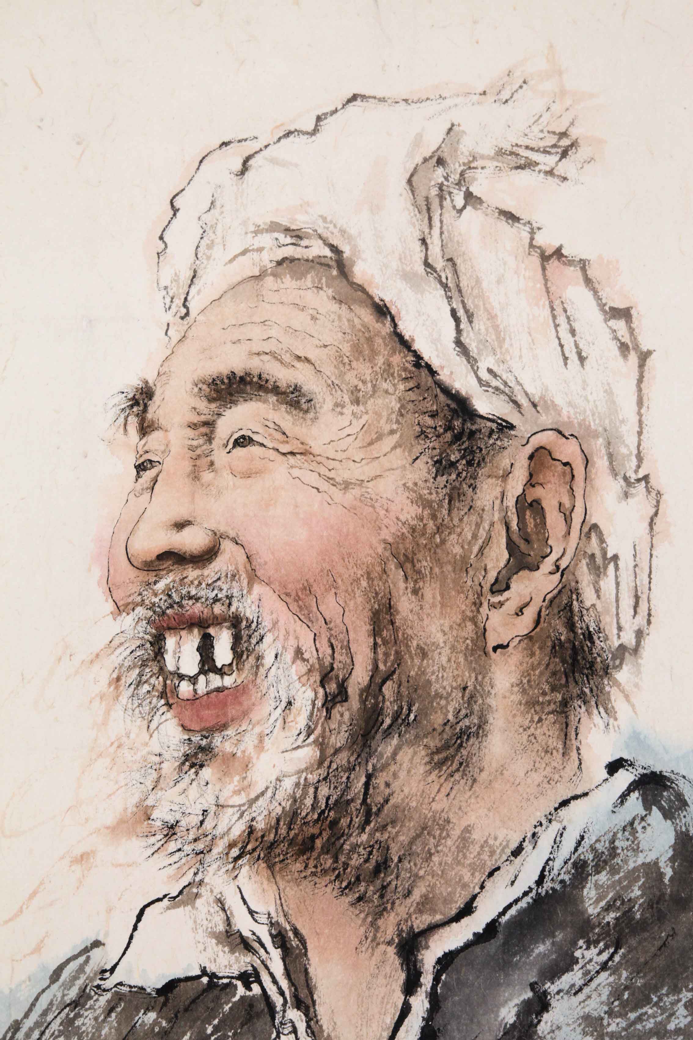 王子武 《陕北老人》