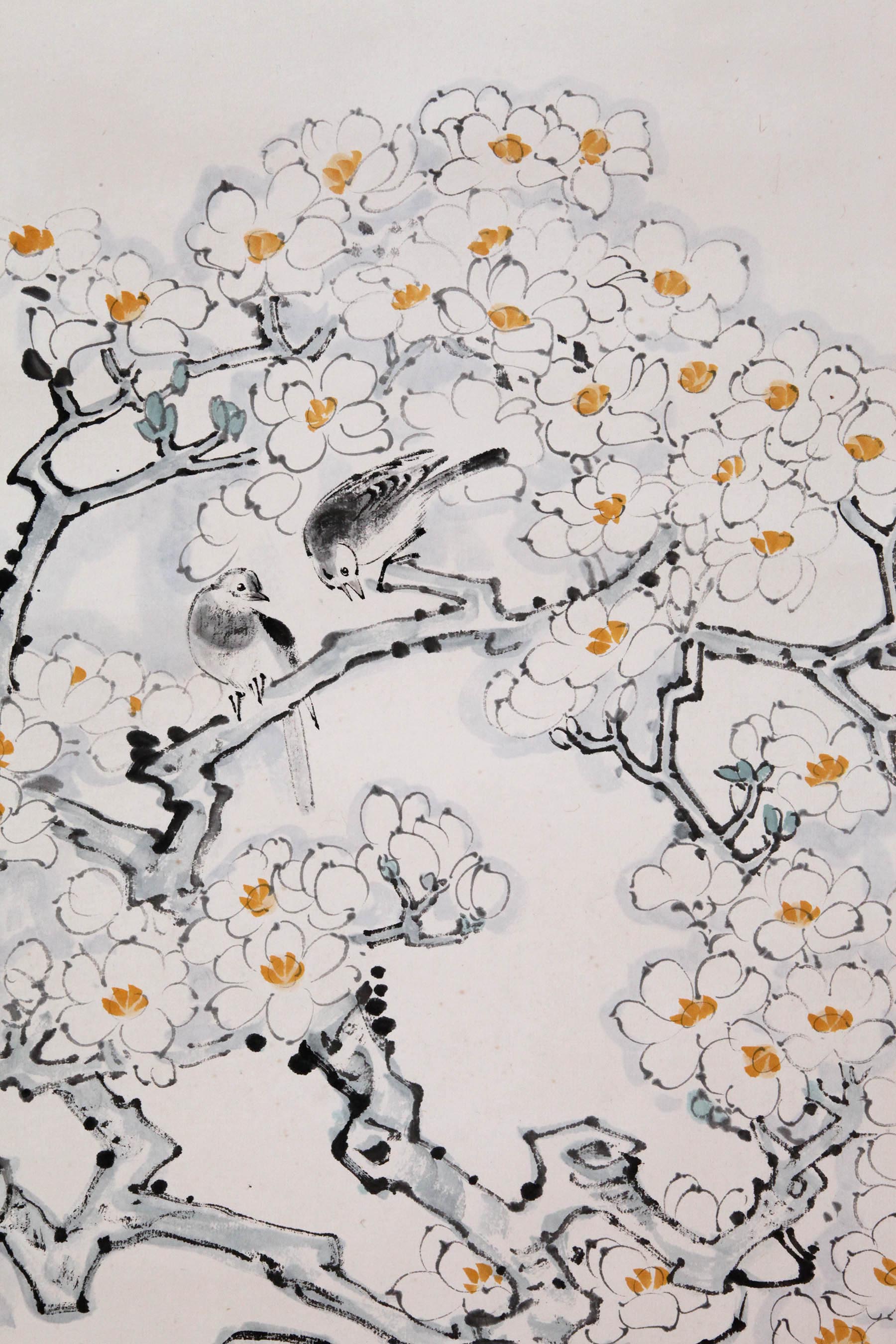 刘旦宅 《花荫仕女》