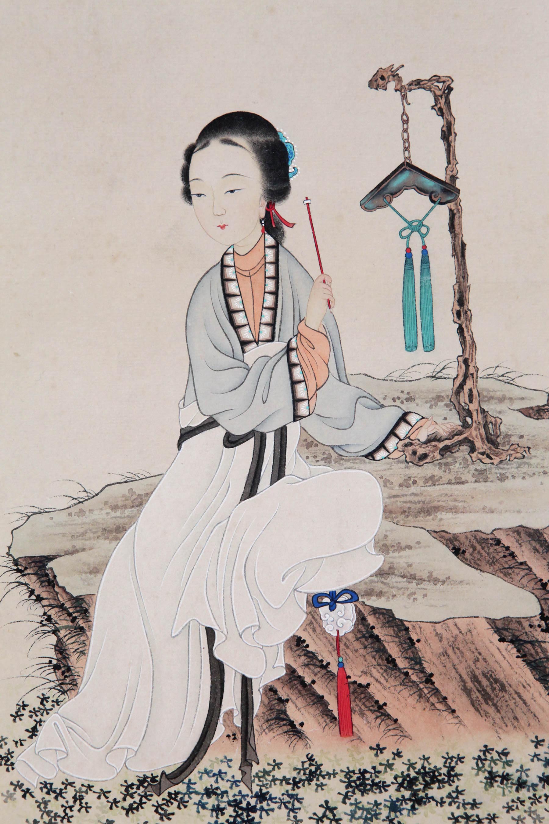 陆小曼《仕女》