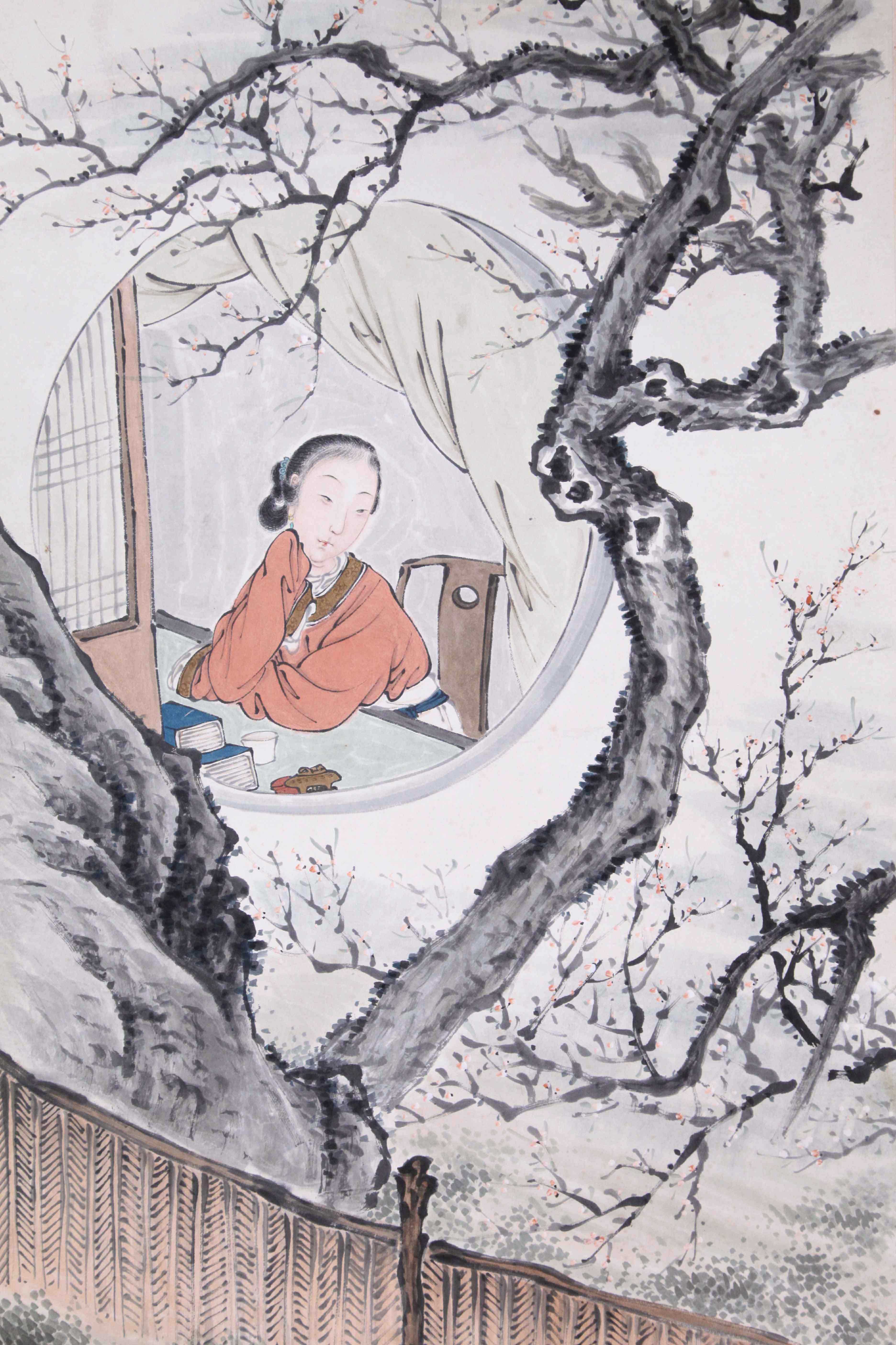 冯超然《月下静思》