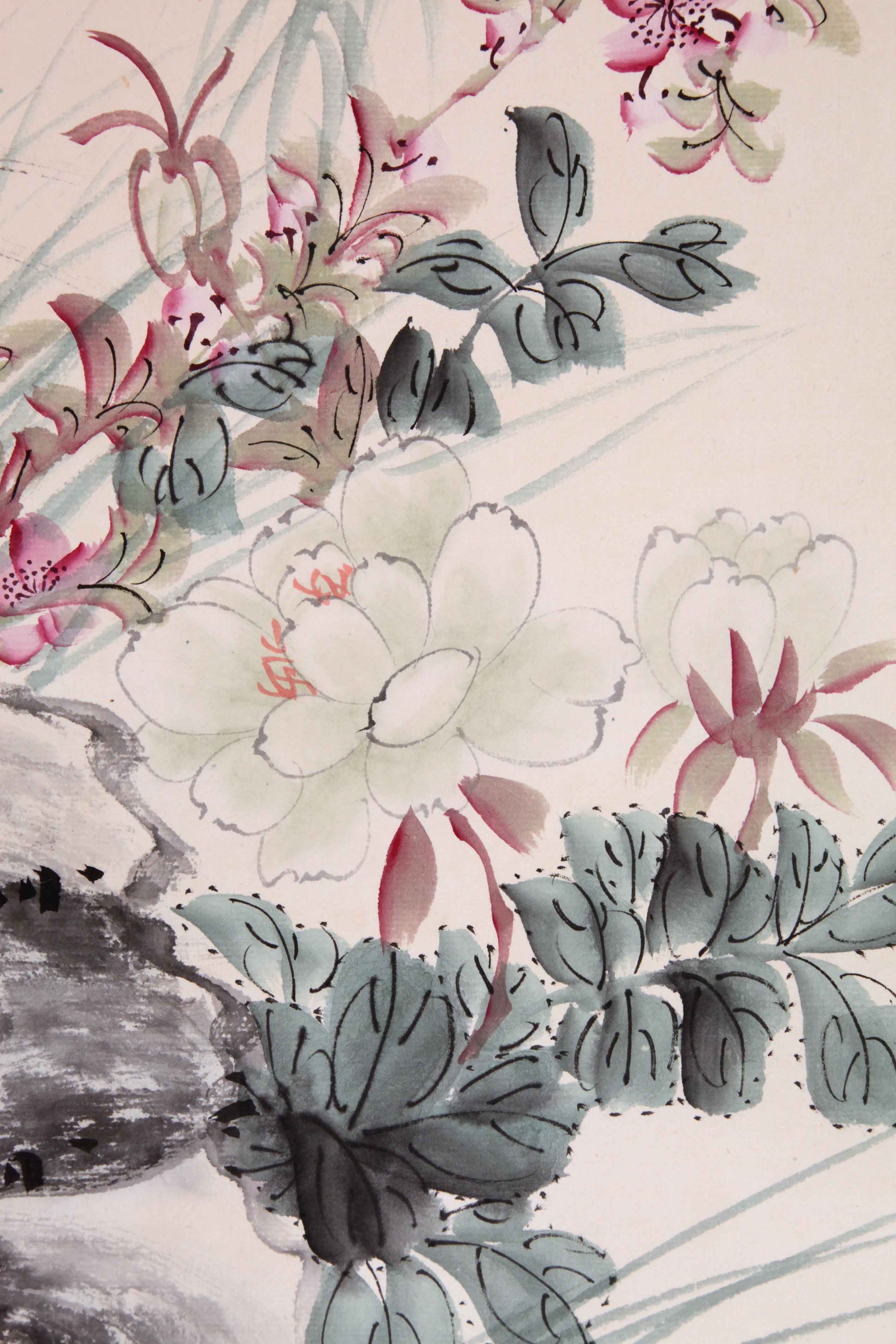 江寒汀《花鸟》