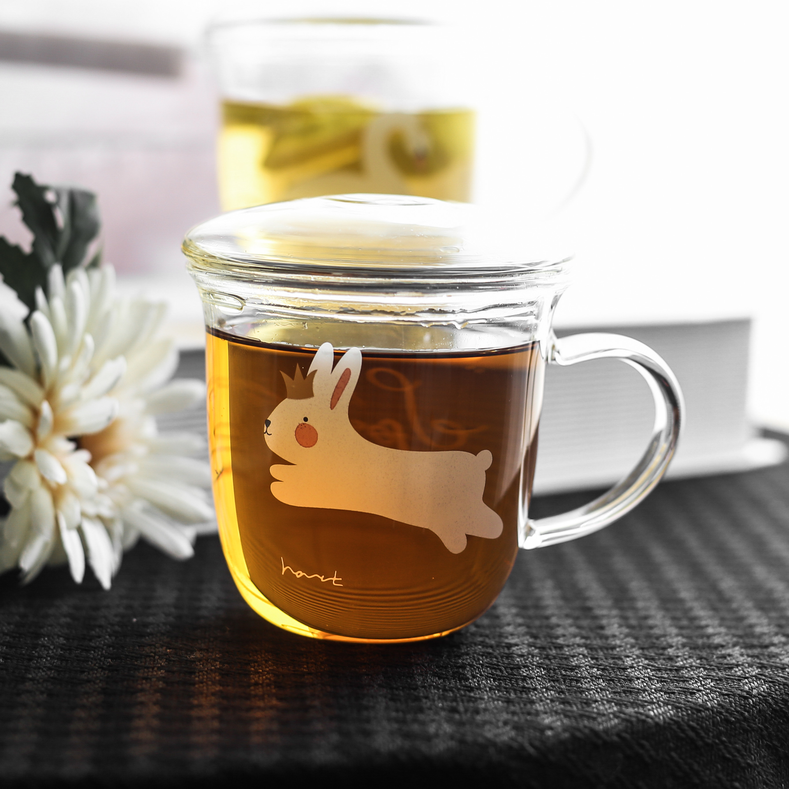 日系清新可爱白天鹅兔子玻璃杯 耐热水杯花茶杯学生早餐牛奶杯子在类目 餐饮具, 杯子/水杯/水壶, 玻璃杯中 - 来自Buy2taobao.com提供专业的淘宝代购服务