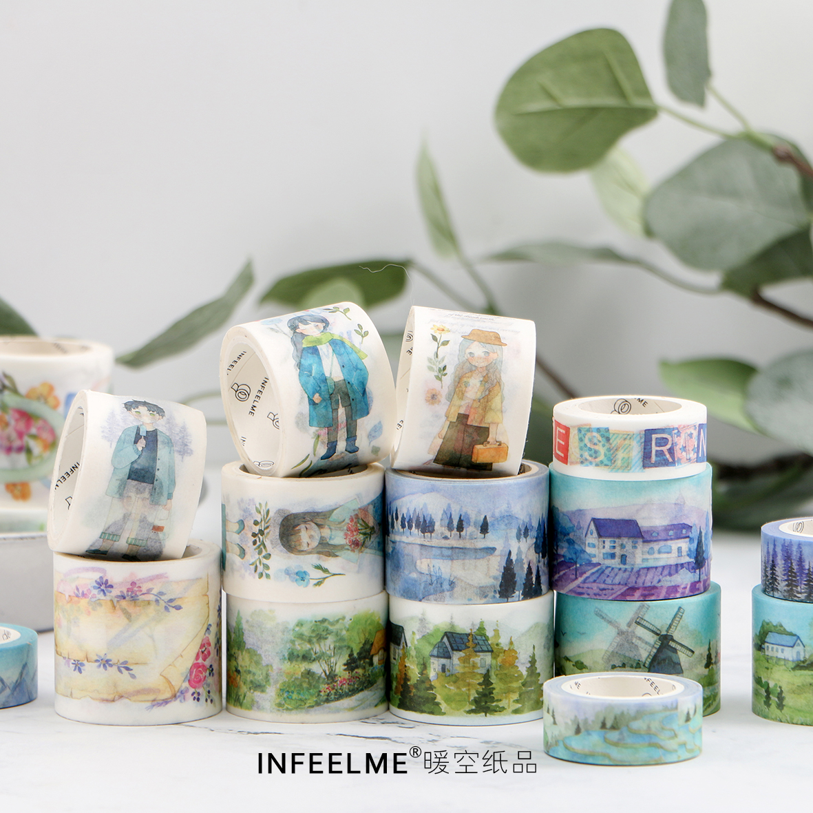 infeel.me和紙膠帶 仲夏夜之夢 整卷可愛清新水彩人物手帳裝飾貼在類目 電子詞典/電紙書/文化用品, 膠粘用品, 膠帶/膠紙/膠條中 - 來自Buy2taobao.com提供專業的淘寶代購服務