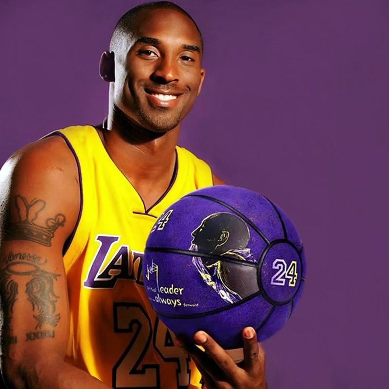 科比篮球24号签名限量版真皮手感7号标准球室内室外翻毛蓝球礼物