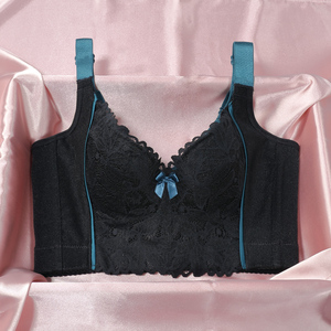 高侧比收副乳调整型内衣聚拢防下垂外扩矫正文胸美体美背薄款胸罩