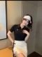 高尔夫服装女韩版高尔夫短袖女高尔夫女装高尔夫套装修身显瘦女裙