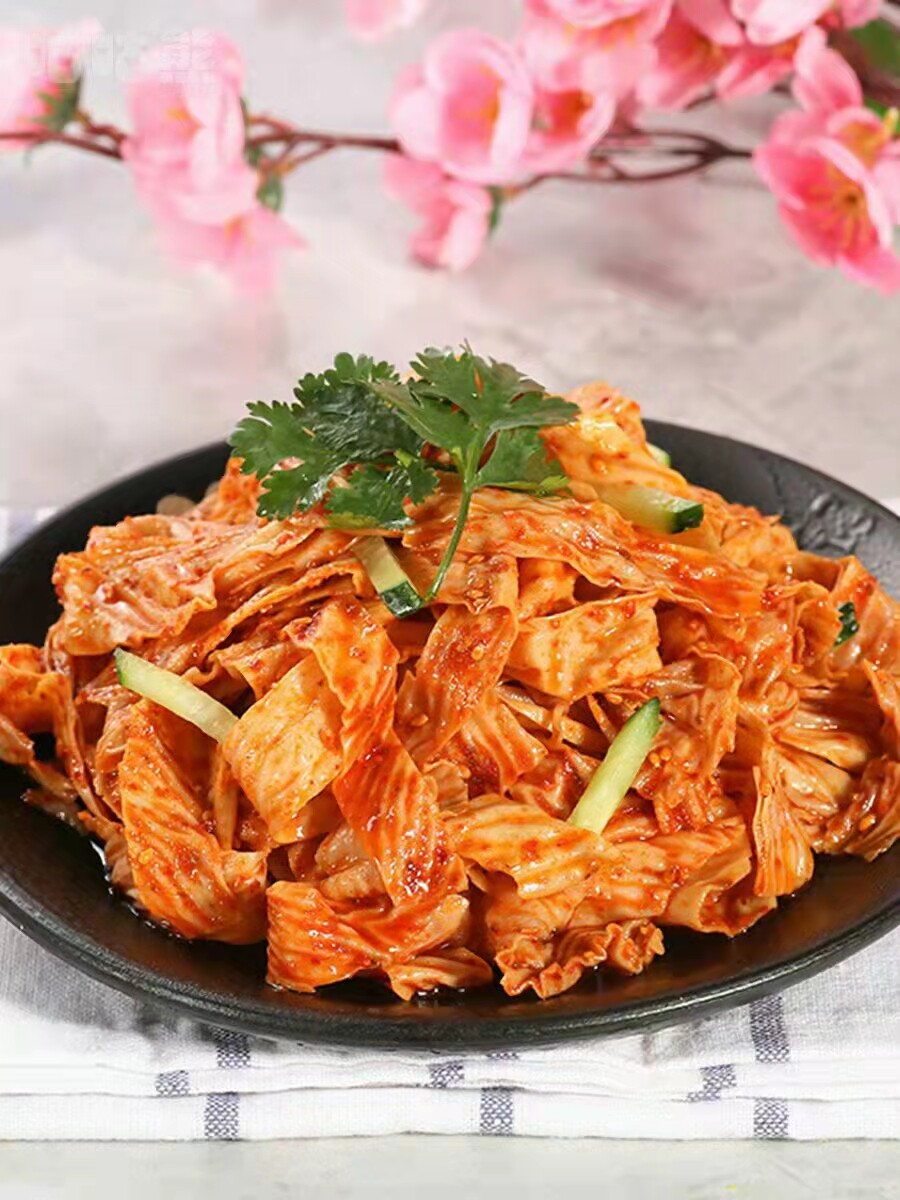 8淘宝新品延城小菜豆皮 麻辣手工豆干 延边朝鲜韩式特产辣条豆制品一