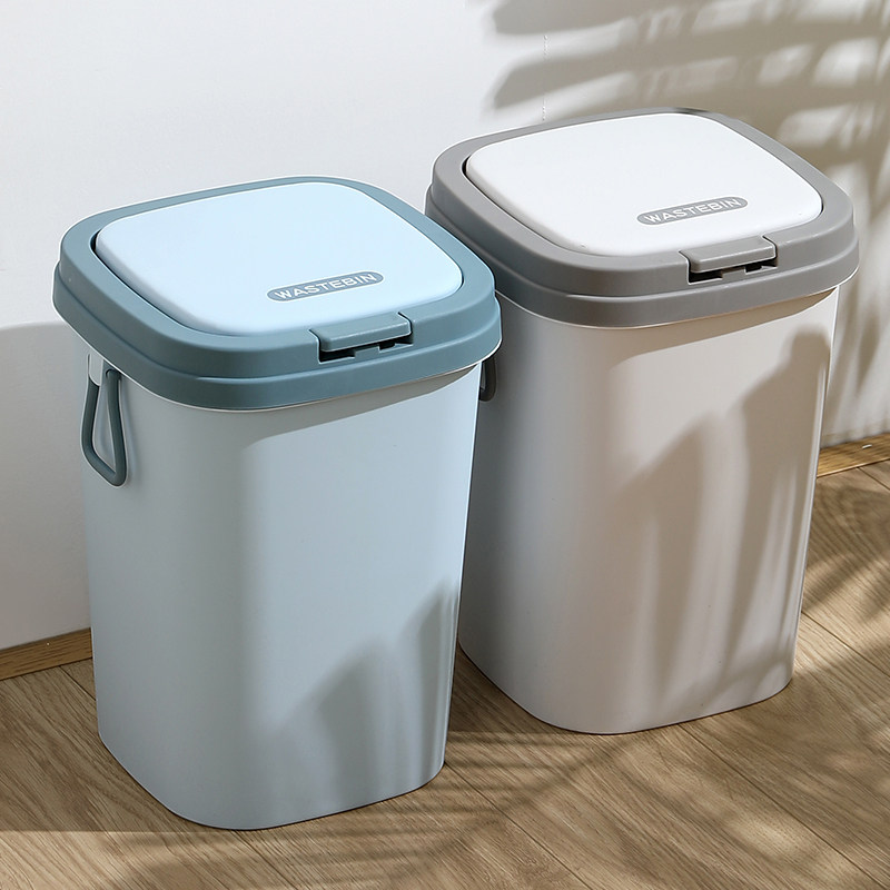 垃圾桶带盖家用客厅创意轻奢ins 厨房卫生间厕所按压式有盖垃圾筒