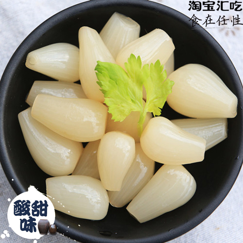 日本农家酸甜即食低盐咸菜泡菜开胃酱菜下饭下粥菜水晶荞头蒜头
