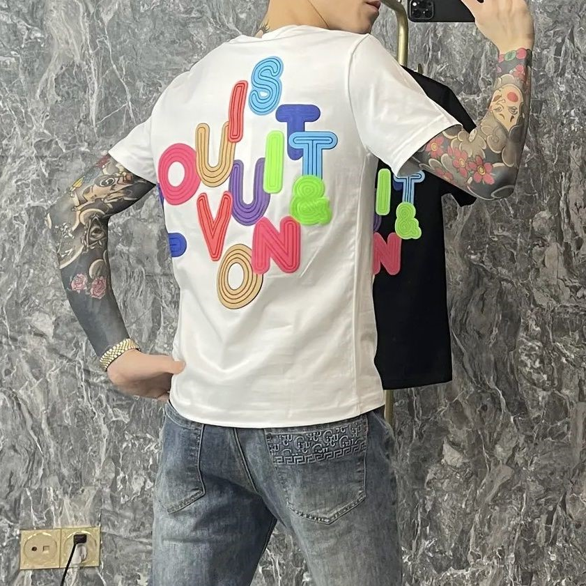 男短袖t恤潮流修身帅气