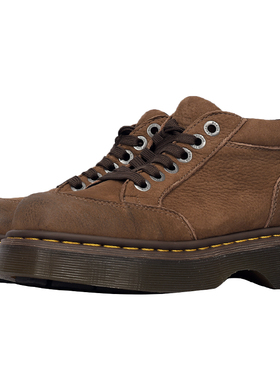 疯家自制 中古vintage美式复古厚底马丁靴女松糕底古着短靴鞋子