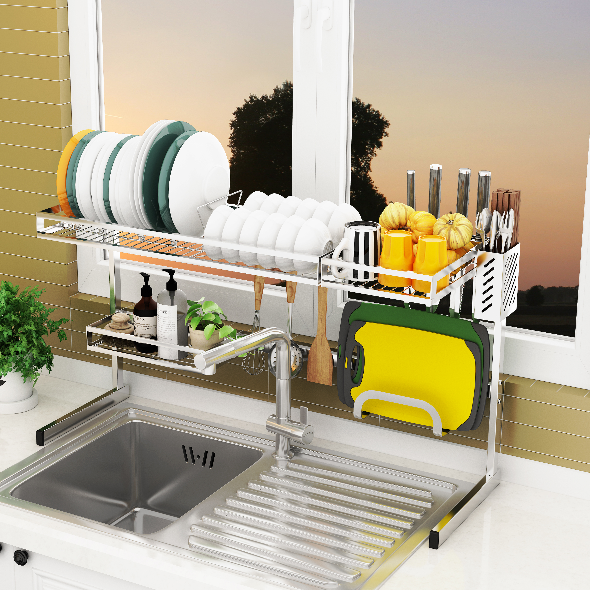 凉碗架沥水架厨房放碗