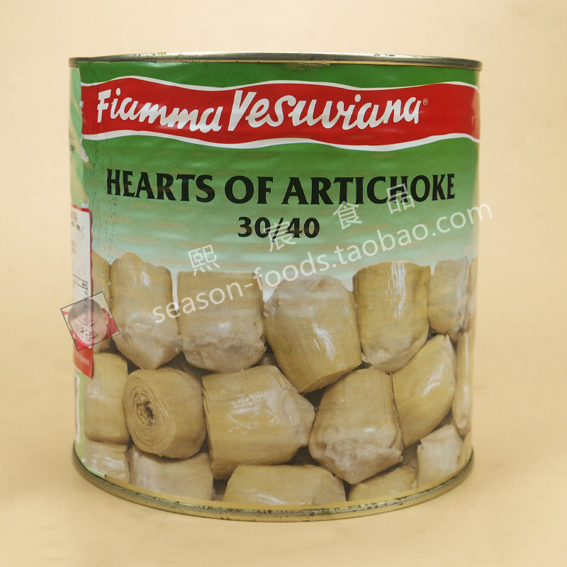 fiamma artichoke 火山 朝鲜蓟罐头2.5kg 亚之竹心洋蓟心沙拉配菜