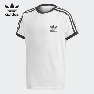 Adidas/阿迪达斯正品三叶草新款大童运动舒适短袖T恤 DV2901