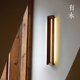 日式壁灯侘寂风卧室床头灯实木复古原木风北欧客厅新中式木质极简