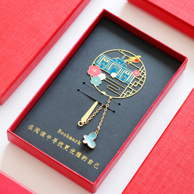 南京特色旅游总统府古典团扇中国风金属文创礼品学生用伴读随手礼