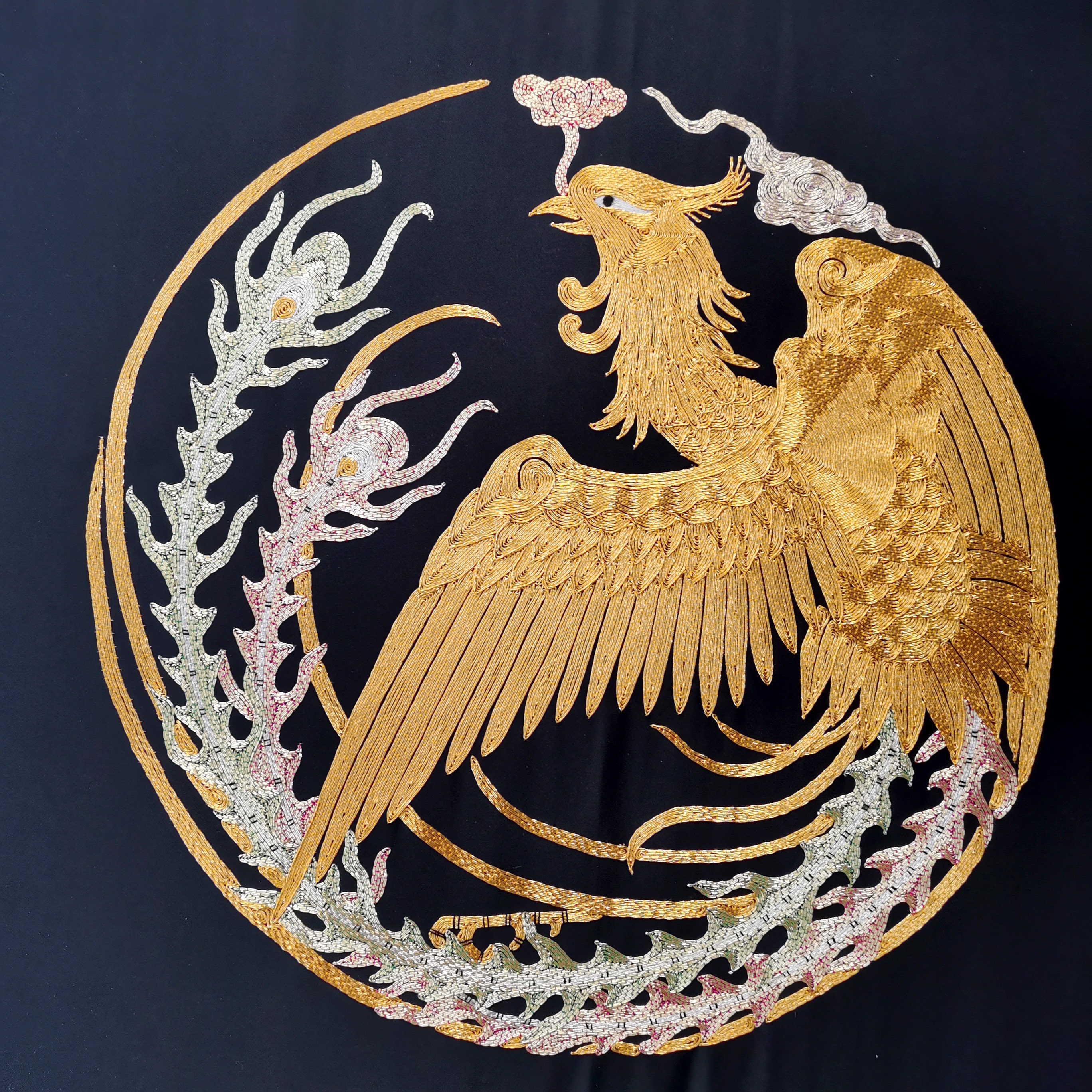 苏绣盘金绣diy套件材料包手工刺绣 团龙团凤系列苏绣粤绣湘绣京绣