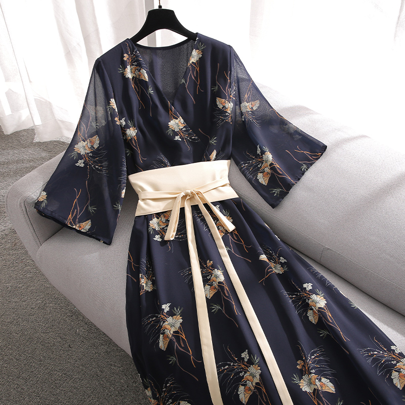 大碼女裝中國風漢服改良連衣裙2021新款微胖mm法式雪紡碎花裙子夏在類目 女裝/女士精品, 大碼女裝中 - 來自Buy2taobao.com提供專業的淘寶代購服務