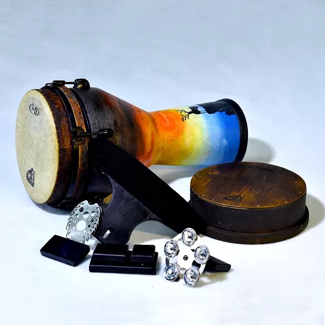 ld手绘系列非洲鼓云南丽江民谣专业杰静手鼓户外便携成人品牌金贝