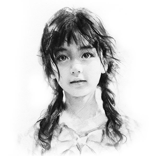 素描画像定制画肖像画纯手绘头像真人照片转手绘画人物彩铅画代画