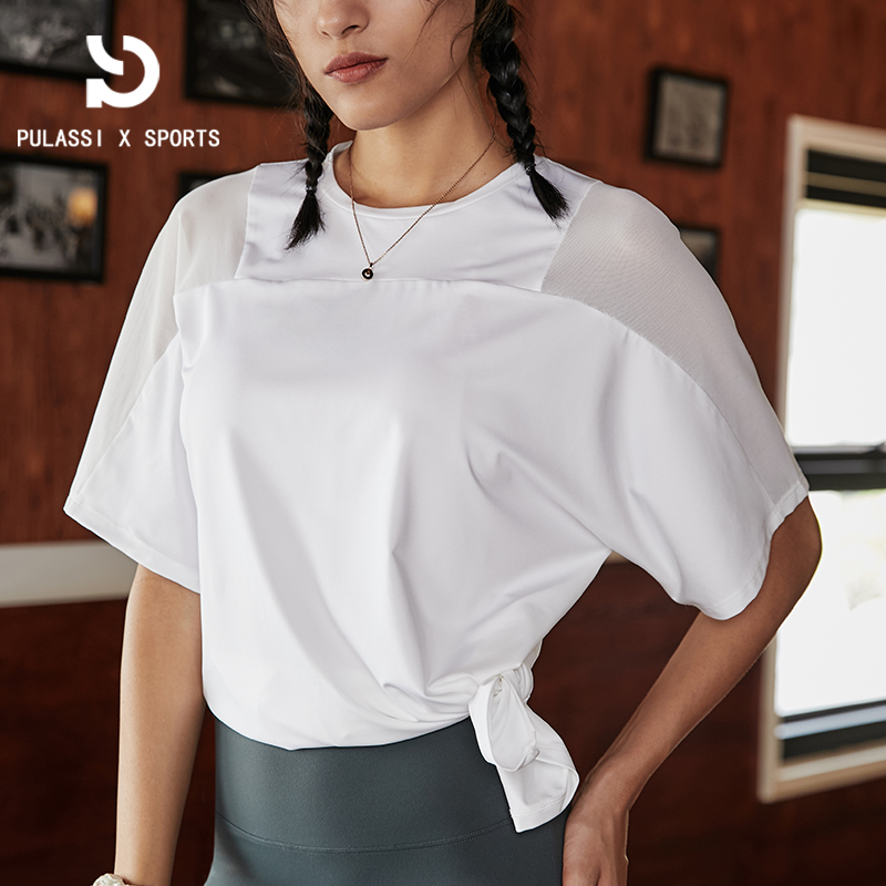 Pula Fitness wear Easy Short sleeved jacket 2021 summer new pattern major motion Bodybuilding ins paragraphin the Sportswear/Casual Clothing , Sports T-shirt category - from Buy2taobao.com to provide professional Taobao agent buy service