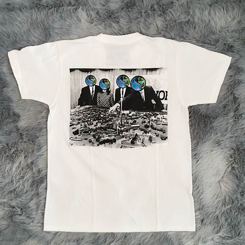 travis scott astroworld 和平logo 微笑地球 短袖t恤