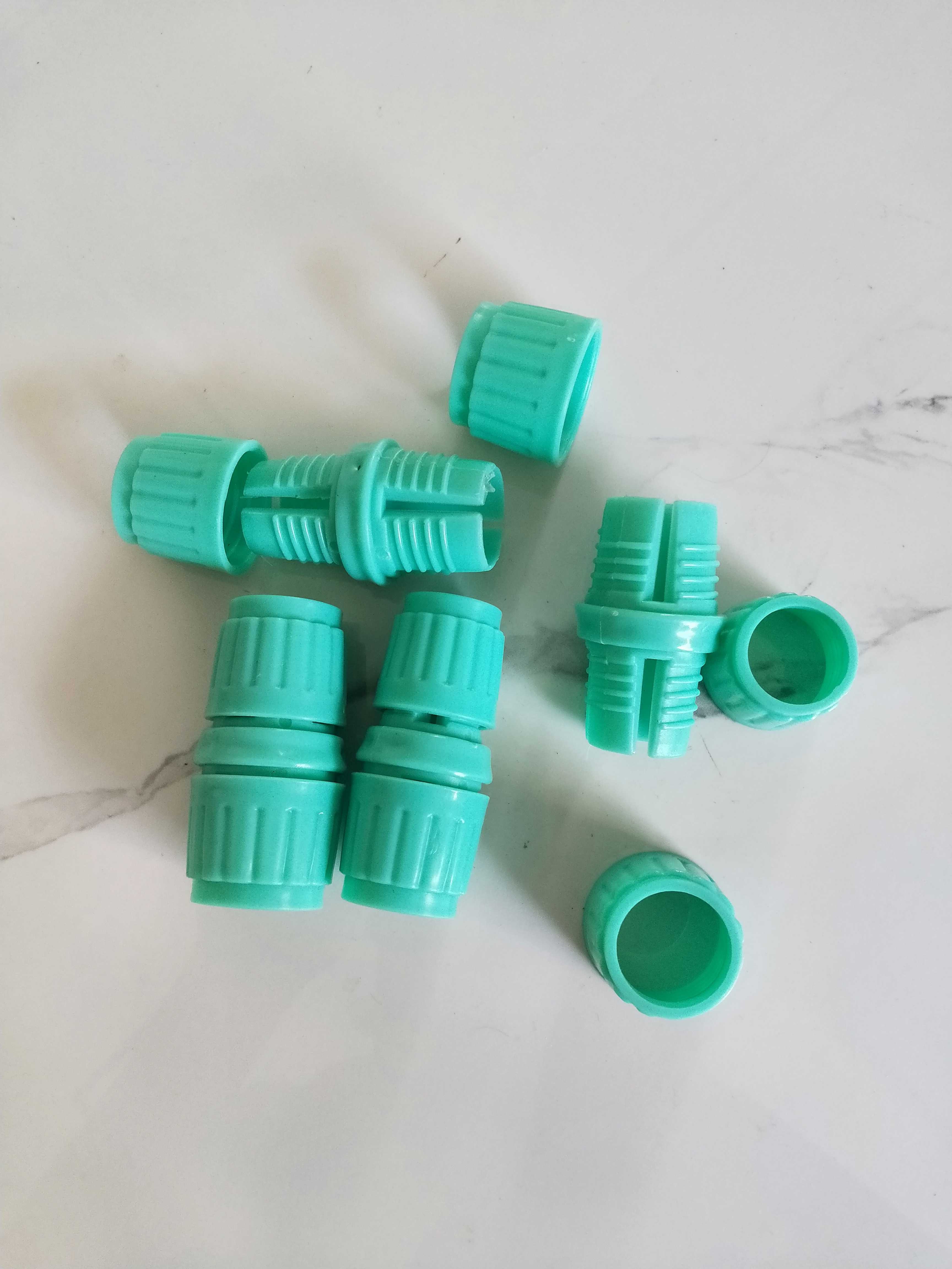 不锈钢伸缩杆连接件塑料外锁扣双头定位器优质连接头渔具厂家定做