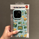绿色麦门汉堡适用苹果15promax手机壳iPhone16pro新款荔枝纹13趣味网红12个性皮质软壳11防摔14pro保护套女款