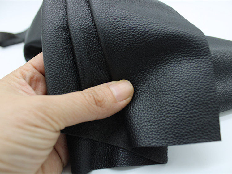 薄头层牛皮皮料软牛皮黑色亚光沙发软包硬包汽车门板整张革面料