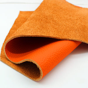 头层牛皮料真皮皮料厚图片