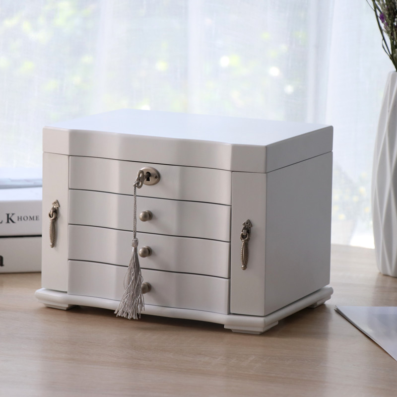 princess European style Jewelry box woodiness Lock mirror High-capacity Jewelry Storage box Drawer Simplicity householdin the Storage consolidation , Home Storage appliances , Storage Box , Jewelry Box category - from Buy2taobao.com to provide professional Taobao agent buy service