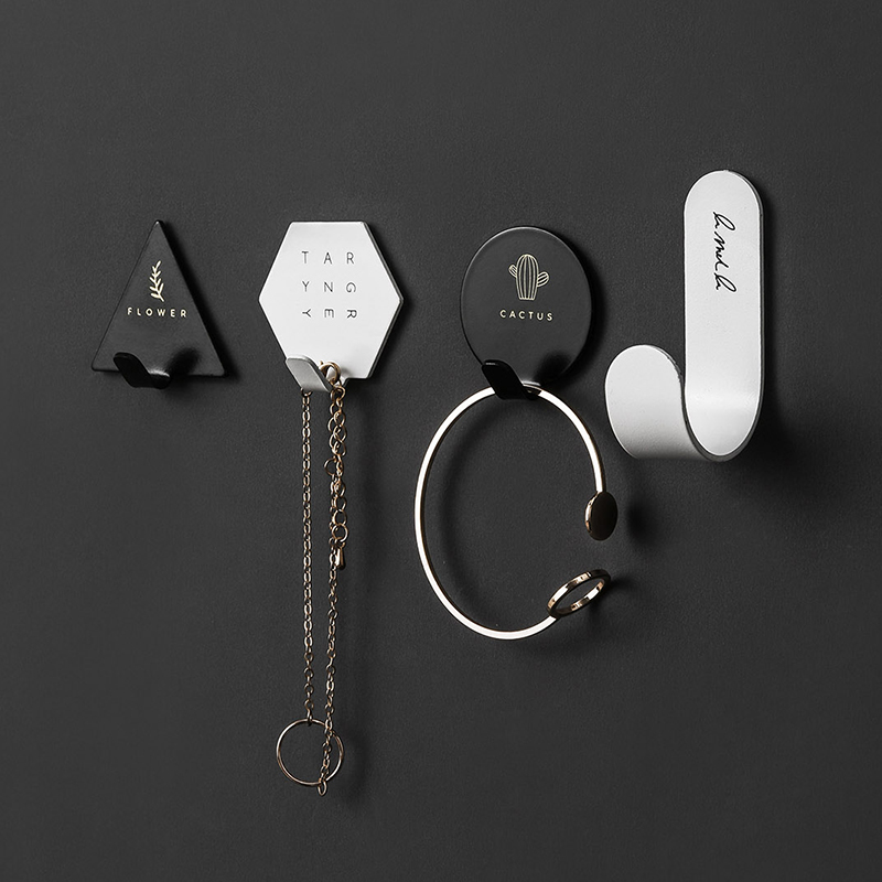 Northern Europe ins Iron art Hook Wall Punch holes kitchen Storage Entrance key Shower Room Jewelry Hookin the Storage consolidation , Family finishing equipment , Hook/Sticky hooks category - from Buy2taobao.com to provide professional Taobao agent buy service