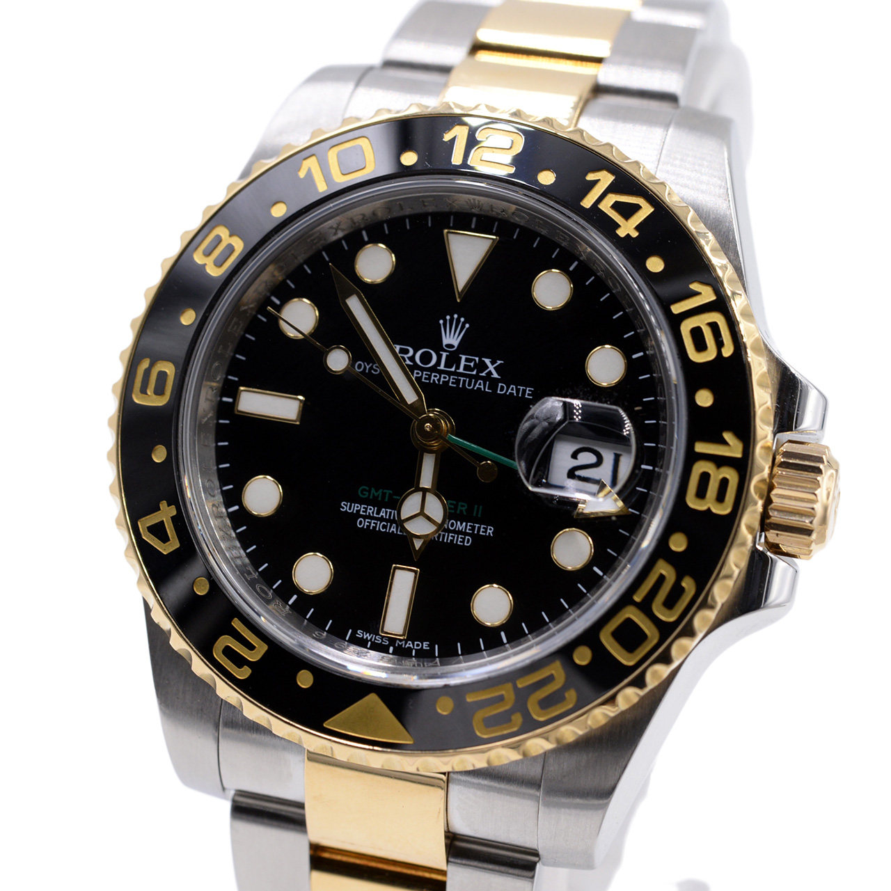 【9.5新】劳力士自动机械男表 格林尼治 间金 日历