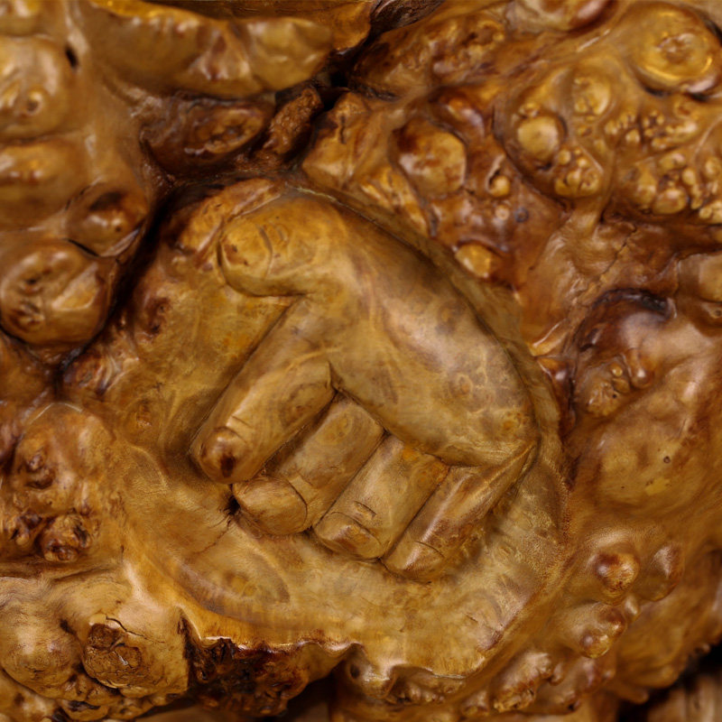 11.26kg 黄金樟摆件 瘤瘿木笑佛 佛法加持