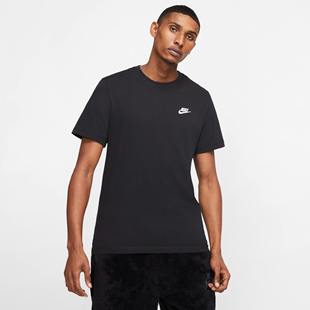 Nike耐克短袖男装舒适款夏季运动纯棉T恤黑色半袖体恤AR4999-013