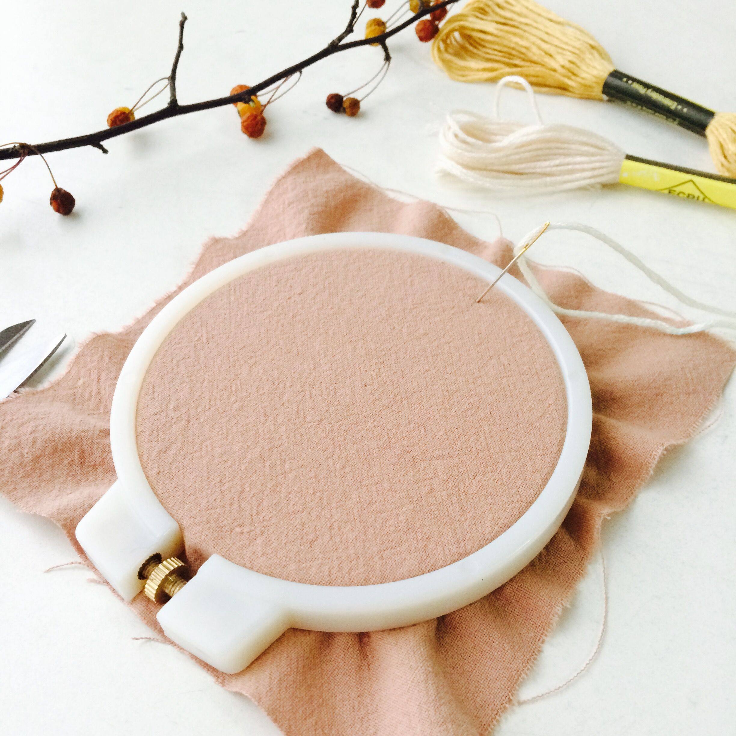 布拿拿刺绣abs精致迷你绣绷外径9cm螺丝升级款不包含布料