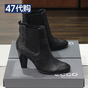 ferragamo服裝臺灣 47代購臺灣店 6折 20冬ECCO愛步 女靴高跟正裝268503 現貨 ferragamo女裝