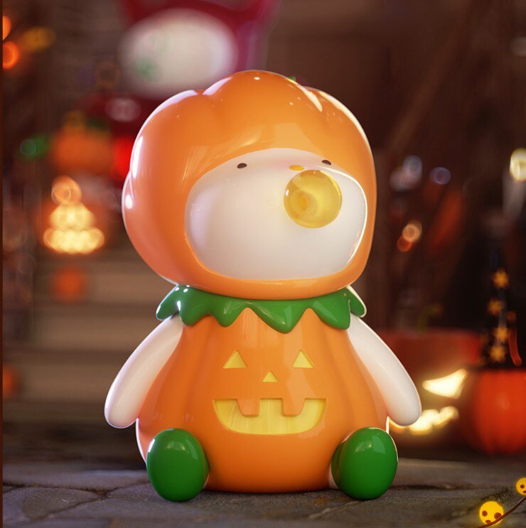 正版现货repolar吐泡泡怪可爱派对万圣节盲盒潮玩手办公仔礼物