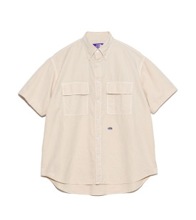 TNF Button Down Field S/S Shirt 24SS北面紫标和纸牛津短袖衬衫