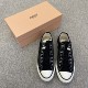 现货CONVERSE ADDICT CHUCK TAYLOR CANVAS OX24SS黑色低帮帆布鞋