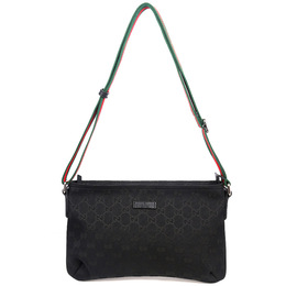 Gucci/古驰女包织布印花经典款单肩斜挎包189749 SS