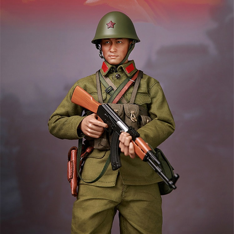 兵人模型中国解放军南疆卫士人偶手办军事1比6玩具摆件关节可动
