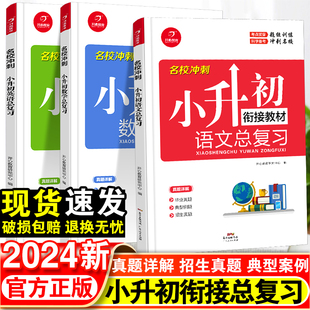 小升初毕业总复习语文数学英语人教版小学六年级升学知识大全必刷题人教版衔接教材专项训练小升初试卷知识大集结真题卷复习资料书