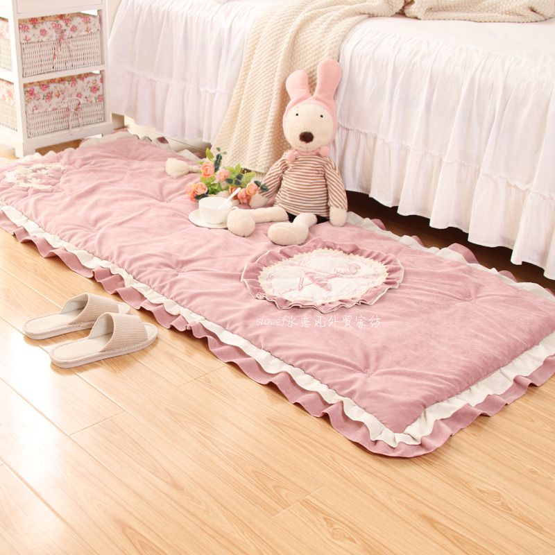 外贸新品欧式绗缝加厚客厅床沿地垫宝宝爬行垫沙发坐垫飘窗垫机洗
