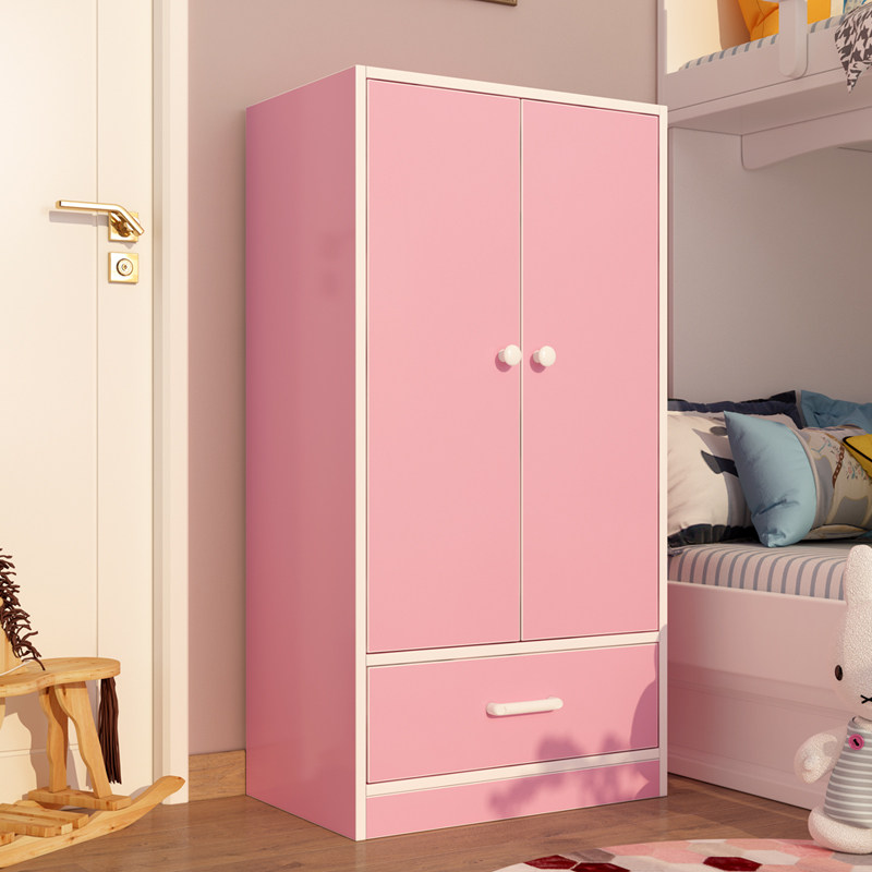 热销儿童衣柜 女孩 卧室 公主粉_网红小女孩儿童衣柜女公主女童粉色