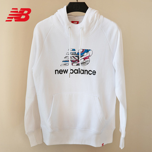 New Balance连帽卫衣女宽松情侣休闲经典款nb运动外套AWT03366