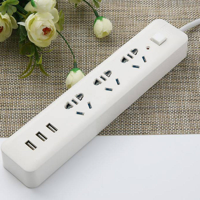 拳霸插板usb插线板手机充电接线板排插电插板插线板15255米