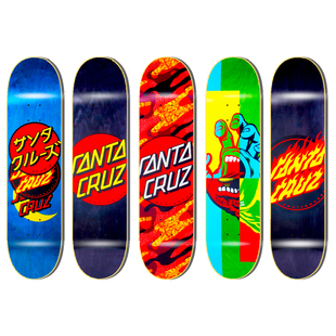 Santa Cruz美国进口加拿大枫木双翘专业滑板板面送砂纸基础滑板店